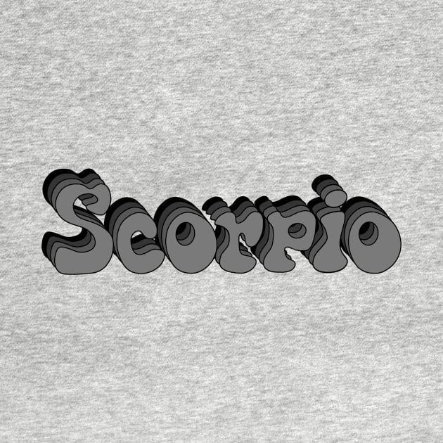 Monochrome Scorpio by Scarlett Blue